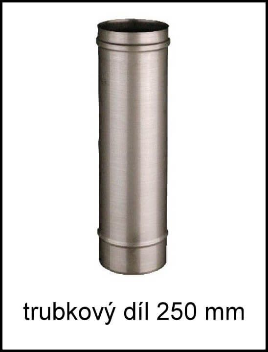 Trubkový díl 250mm | komínová trubka