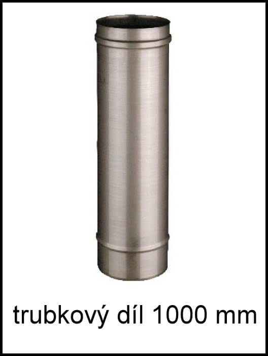 Trubkový díl 1000mm | komínová trubka